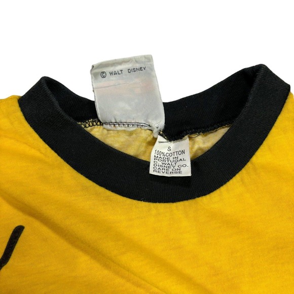 Vintage Yellow Goofy Disney Mickey & Co AOP Shirt Small - Picture 4 of 7